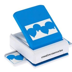 Creative Memories Blue and White Balloon Border Punch NIB